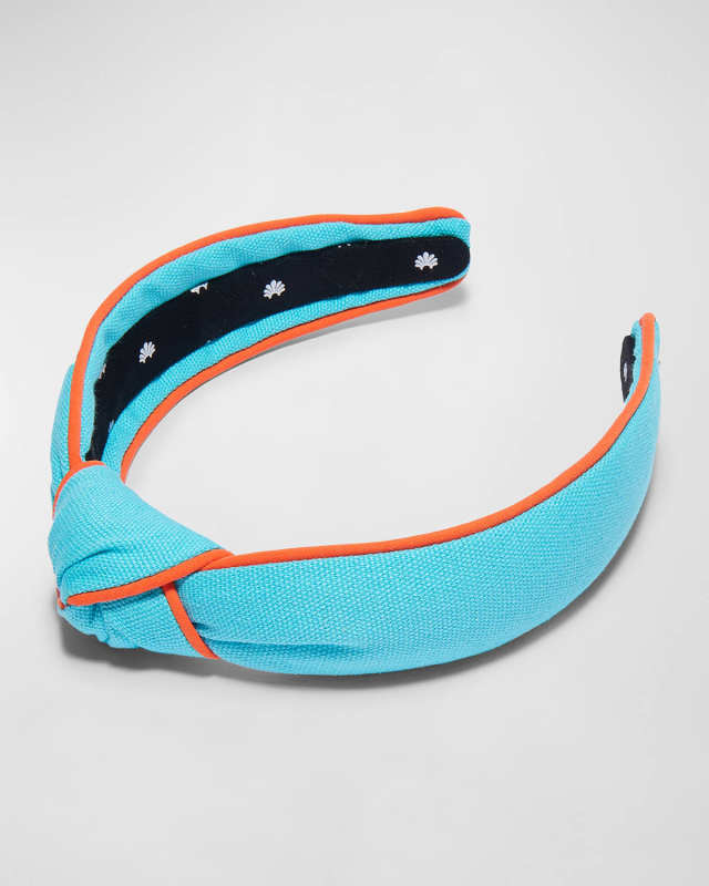 Piping Trim Slim Knotted Headband